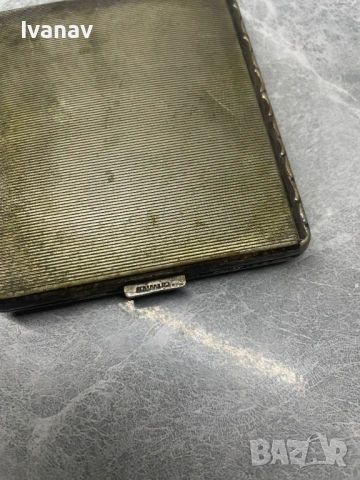 Alpacca Hoka никелова кутия за цигари 1950 г., снимка 3 - Антикварни и старинни предмети - 53982841