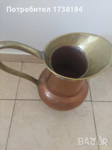 Медна кана , снимка 2 - Антикварни и старинни предмети - 50982881