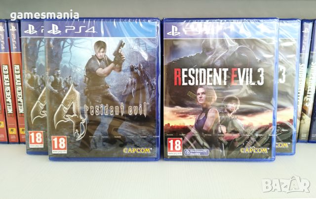 [ps4]! СУПЕР Цена ! Resident evil 4/ Resident evil 3 / чисто НОВИ, снимка 1 - Игри за PlayStation - 44936299