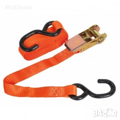 Колан за товар с тресчотка 4.5м в комплект по 2бр, снимка 2 - Други инструменти - 51135380