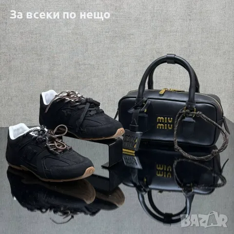 Miu Miu Дамски Маратонки👟Дамски Спортни Обувки Миу Миу - Налични Различни Цветове Код D2088, снимка 4 - Маратонки - 49409110