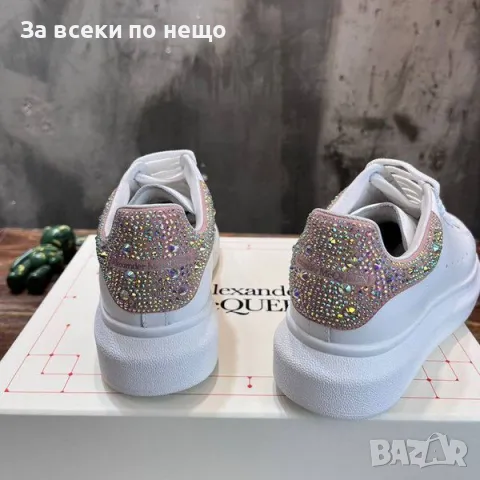 Дамски блестящи маратонки Alexander McQueen - 4 налични цвята Код D1123, снимка 5 - Маратонки - 47528788