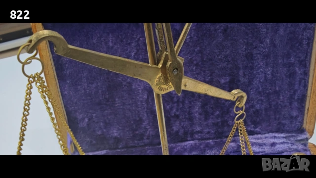 Стара златарска бижутерска везна, снимка 4 - Антикварни и старинни предмети - 53086476