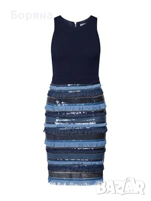 Carolina Cavour нова луксозна рокля с пайети, снимка 2 - Рокли - 53917002