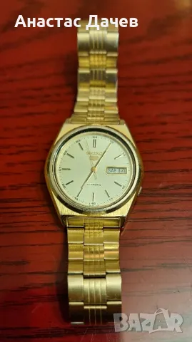 Vintage SEIKO 5 Automatic 7009-876A GOLD, снимка 2 - Мъжки - 48672297