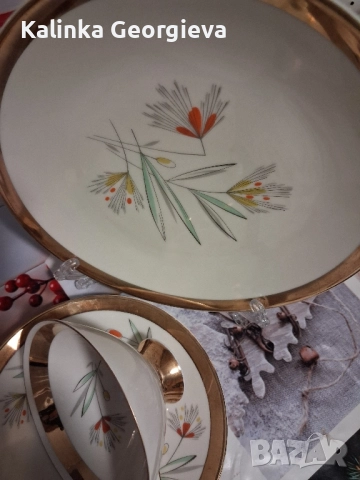 троен сет за чай, снимка 4 - Сервизи - 52518477