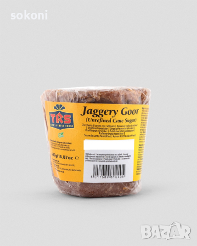 TRS Jaggery Goor / ТРС Джегъри Гор Нерафинирана Тръстикова Захар 450гр