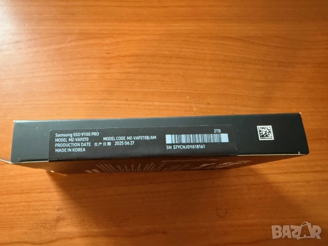 Samsung 9100 Pro 2TB NVMe M.2 (2280), скорост на четене до 14700MB/s, скорост на запис 13400MB/s, снимка 3 - Твърди дискове - 53074856
