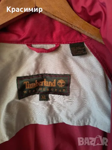 Лятно яке Timberland, цвят червен, снимка 4 - Якета - 50353805