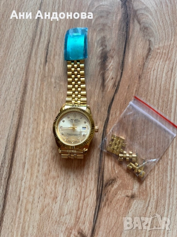 Дамски часовник жълто злато, снимка 4 - Дамски - 53042740