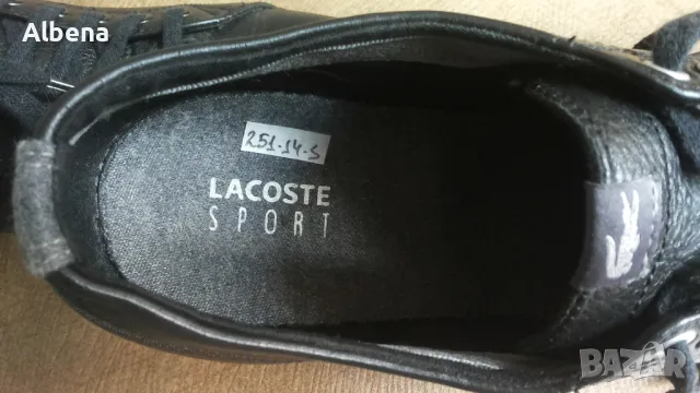 LACOSTE LEATHER Shoes Размер EUR 43 / UK9 обувки естествена кожа 251-14-S, снимка 17 - Ежедневни обувки - 46991197