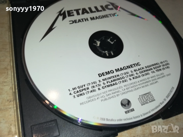 METALLICA CD 3010250634, снимка 14 - CD дискове - 52230748