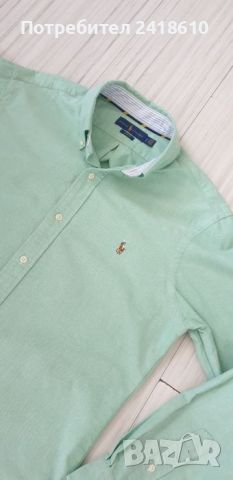 POLO Ralph Lauren Oxford Shirt Pique Cotton Slim Fit Mens Size L ОРИГИНАЛ! НОВО! Мъжка Риза!, снимка 1 - Ризи - 46624650