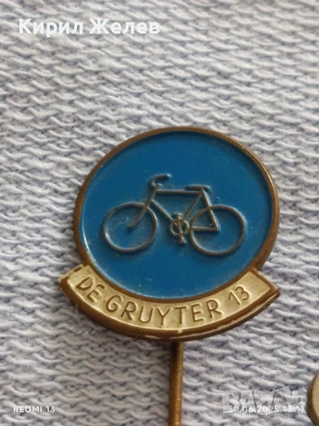 Три значки стари редки DE GRUYTER 13, LUYCKS,MEULBROEK за КОЛЕКЦИОНЕРИ 29773, снимка 3 - Колекции - 50847494