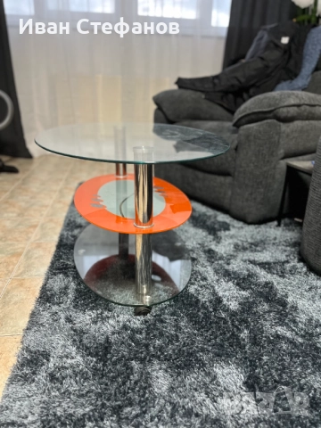 Стъклена холна маса, снимка 2 - Маси - 52310192