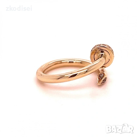 Златен дамски пръстен Cartier 1,83гр. размер:52 14кр. проба:585 модел:37754-5, снимка 3 - Пръстени - 54111615