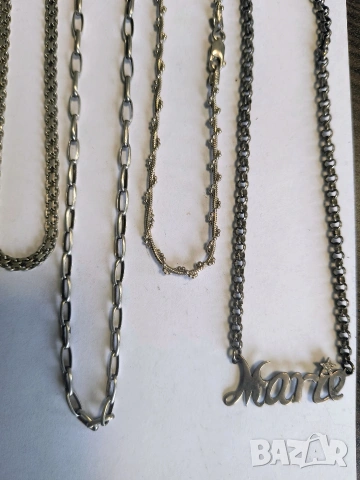 Сребърни синджири, снимка 2 - Колиета, медальони, синджири - 17217101