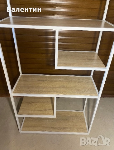 Етажерка / библиотека HOMCOM, снимка 3 - Етажерки - 52690439