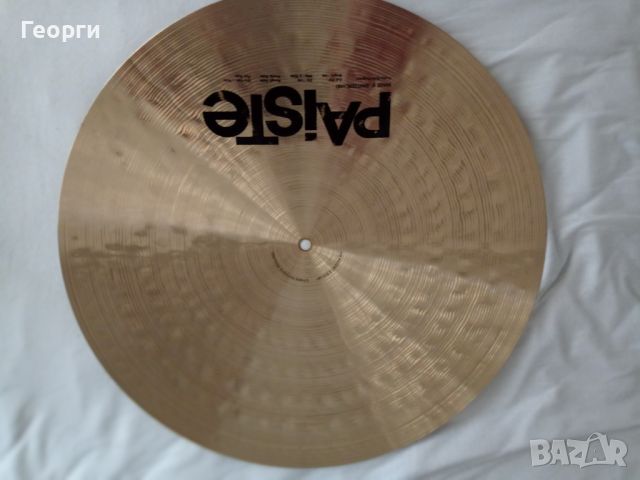 Чинел Paiste Signature Flat Ride 20", снимка 4 - Ударни инструменти - 46055913