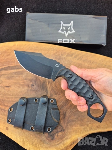Тактически нож FOX Monkey Thumper FX633,фултанг с кания, снимка 12 - Ножове - 53135802