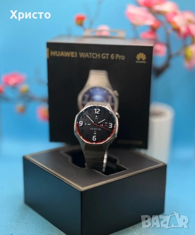 ГАРАНЦИОНЕН!!! Смарт часовник Huawei Watch GT 6 Pro, 46MM, Titanium , снимка 2 - Смарт часовници - 53561253