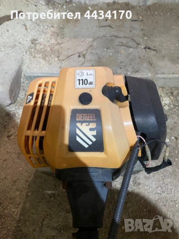 Спешно! Бензинов тример Denzel + колан и допълнителна глава – Пълен комплект, снимка 2 - Градинска техника - 53315236