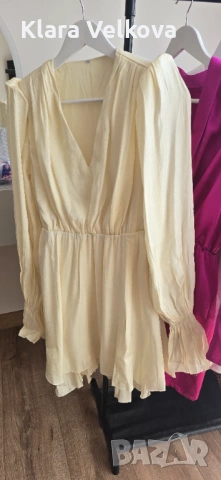 Дамска рокля butter yellow 
