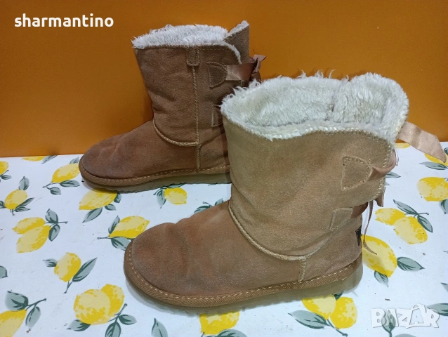UGG кожени боти N 38, снимка 11 - Дамски боти - 53441946