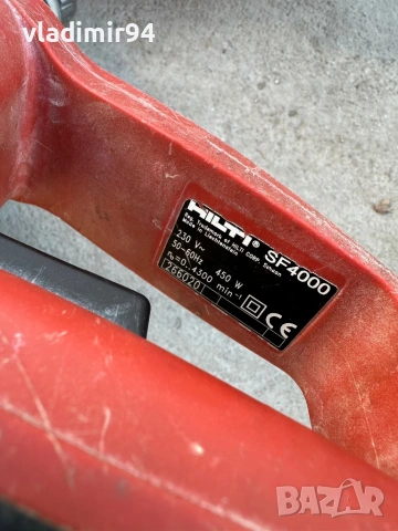 hilti sf 4000 винтоверт за гипсокартон, снимка 4 - Винтоверти - 52620672
