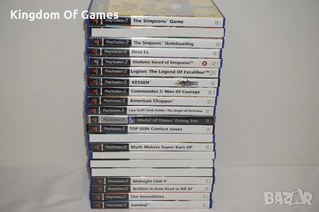 Игри за PS2 The Simpsons/Deus Ex/Gladiator/Legion/Top Gun/The Incredibles/Commandos 2/Jumanji, снимка 18 - Игри за PlayStation - 45514116