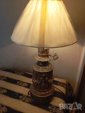 Барокова настолна лампа , снимка 6 - Настолни лампи - 54201824