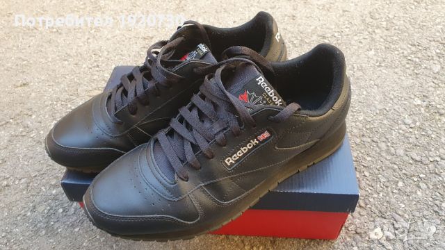 Мъжки обувки REEBOK Classic Leather като нови!, снимка 3 - Маратонки - 45279634