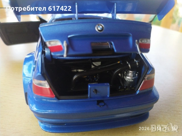 1:18 Метален модел на BMW M3 GTR Street Version Е46 - Minichamps, снимка 14 - Колекции - 53142521