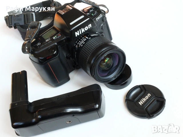 ВИСОК КЛАС "NIKON F-90X"  с бустер за батерии, снимка 3 - Фотоапарати - 54038614
