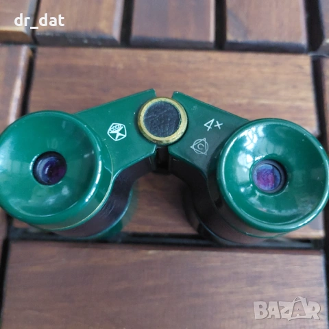 Стар руски оперен бинокъл с калъфче