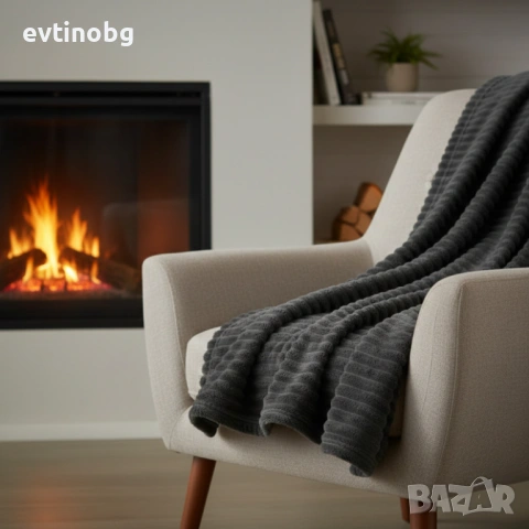 Меко и ватирано микрофибърно одеяло 200x220 см за топъл и стилен сън, снимка 2 - Олекотени завивки и одеяла - 53777970