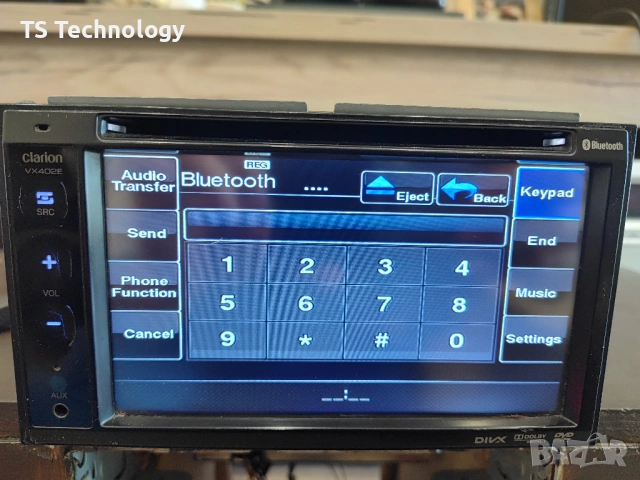 Висок клас Мултимедия Clarion VX402E Bluetooth / USB / AuX / CD / MP3, снимка 5 - Аксесоари и консумативи - 53045430