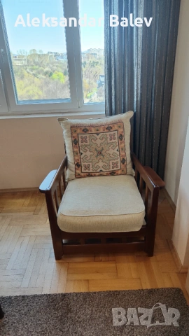 Италианска Масивна холова гарнитура (Диван, Двойка + фотьойл), снимка 6 - Дивани и мека мебел - 54172235