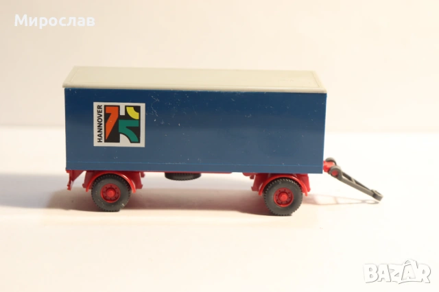 WIKING H0 1/87 РЕМАРКЕ КАМИОН МОДЕЛ ТИР, снимка 2 - Колекции - 53166766