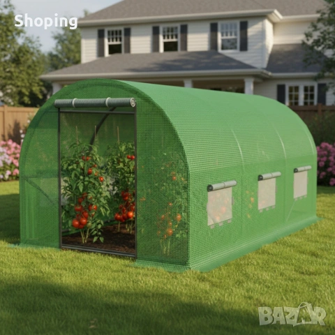 Компактна оранжерия - професионална защита и идеални условия- 3 х 2 х 2м - 3 сегментна, снимка 5 - Оранжерии - 53685950