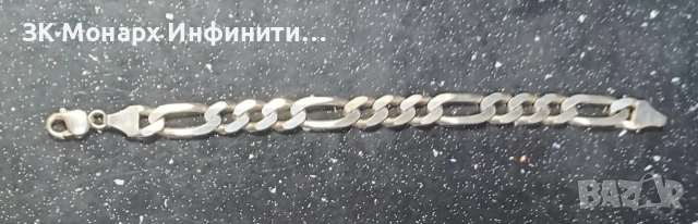 сребърна гривна , снимка 3 - Гривни - 53729743