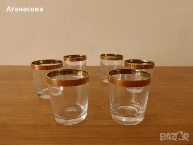 Стъклен сервиз за ракия 1970 г, снимка 4 - Сервизи - 50918134
