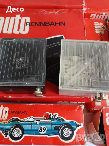 Prefo стара електрическа писта с колички ГДР., снимка 7 - Колекции - 52390196