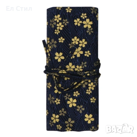 Комплект от 8 четки за грим в красива разгъваща се чантичка HZS69, снимка 8 - Други - 53866402