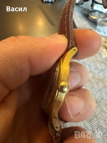 Roamer Винтидж позлатен часовник, снимка 3 - Мъжки - 54292076