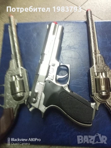 Три чисто нови метални капсули детски пистолетчета., снимка 7 - Ловно оръжие - 51181810