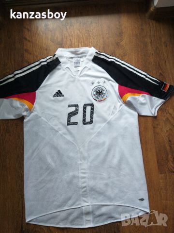 Adidas Germany Football Team 2004/05 Home Jersey - ретро футболна тениска  М, снимка 5 - Тениски - 45638259