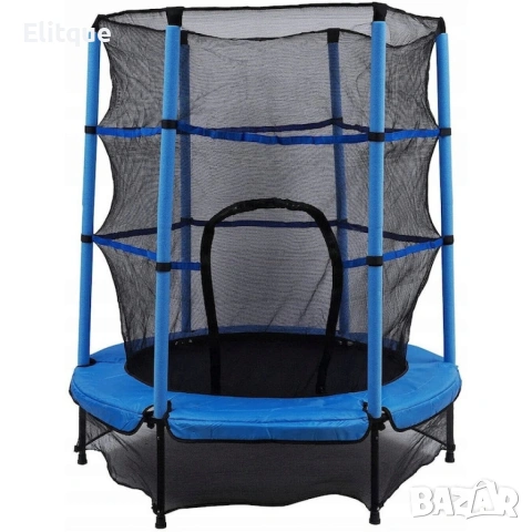 Мини батут с мрежа за безопасност – Компактен и забавен избор за деца, снимка 8 - Други спортове - 53531281