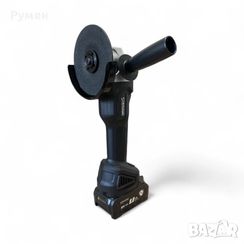 АКУМУЛАТОРЕН ЪГЛОШЛАЙФ 36V 8,0AH STAHLMAYER-Black, снимка 2 - Ъглошлайфи - 53107844