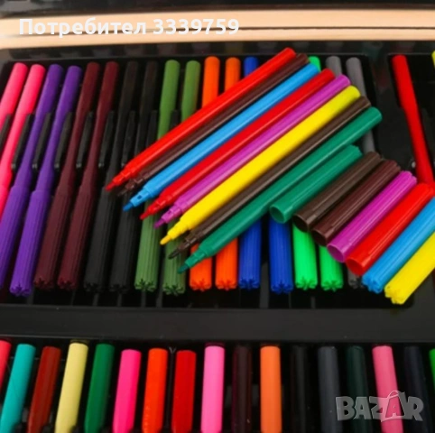 комплект за рисуване 132 ласти или арк куфар 180 части, снимка 7 - Рисуване и оцветяване - 53911145